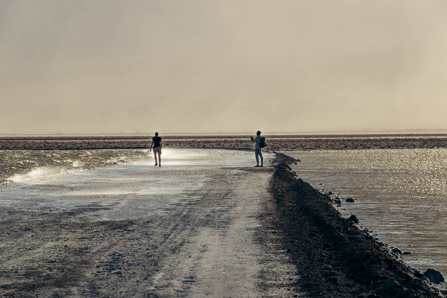 Dust storm in Death Valley - Roads and Destinations