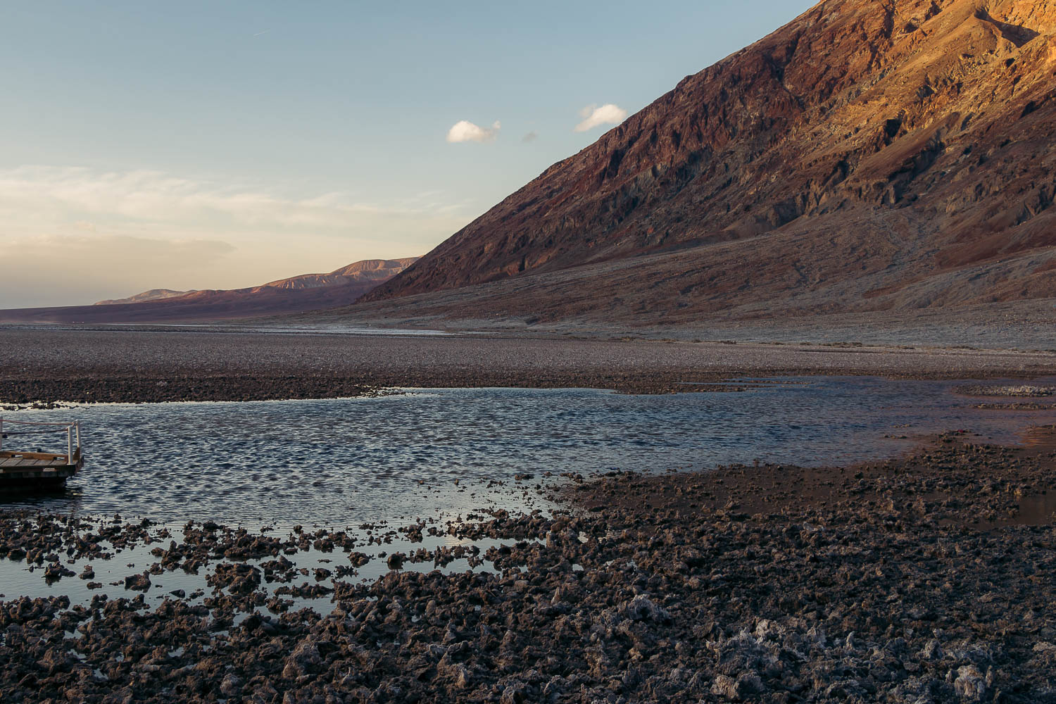 Lake Manly, a rare lake in Death Valley - Roads and Destinations