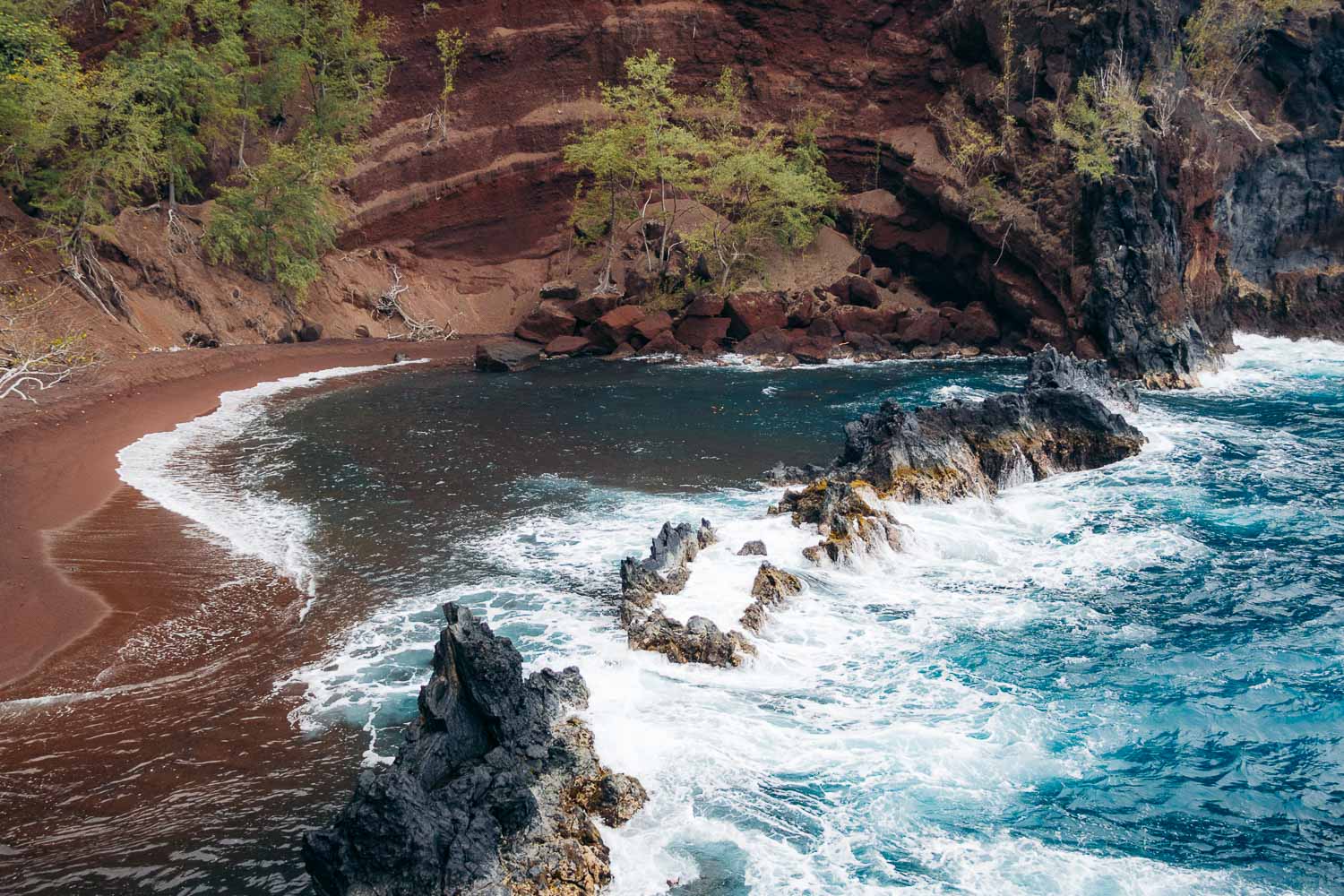 Red Sand Beach | Roads and Destinations