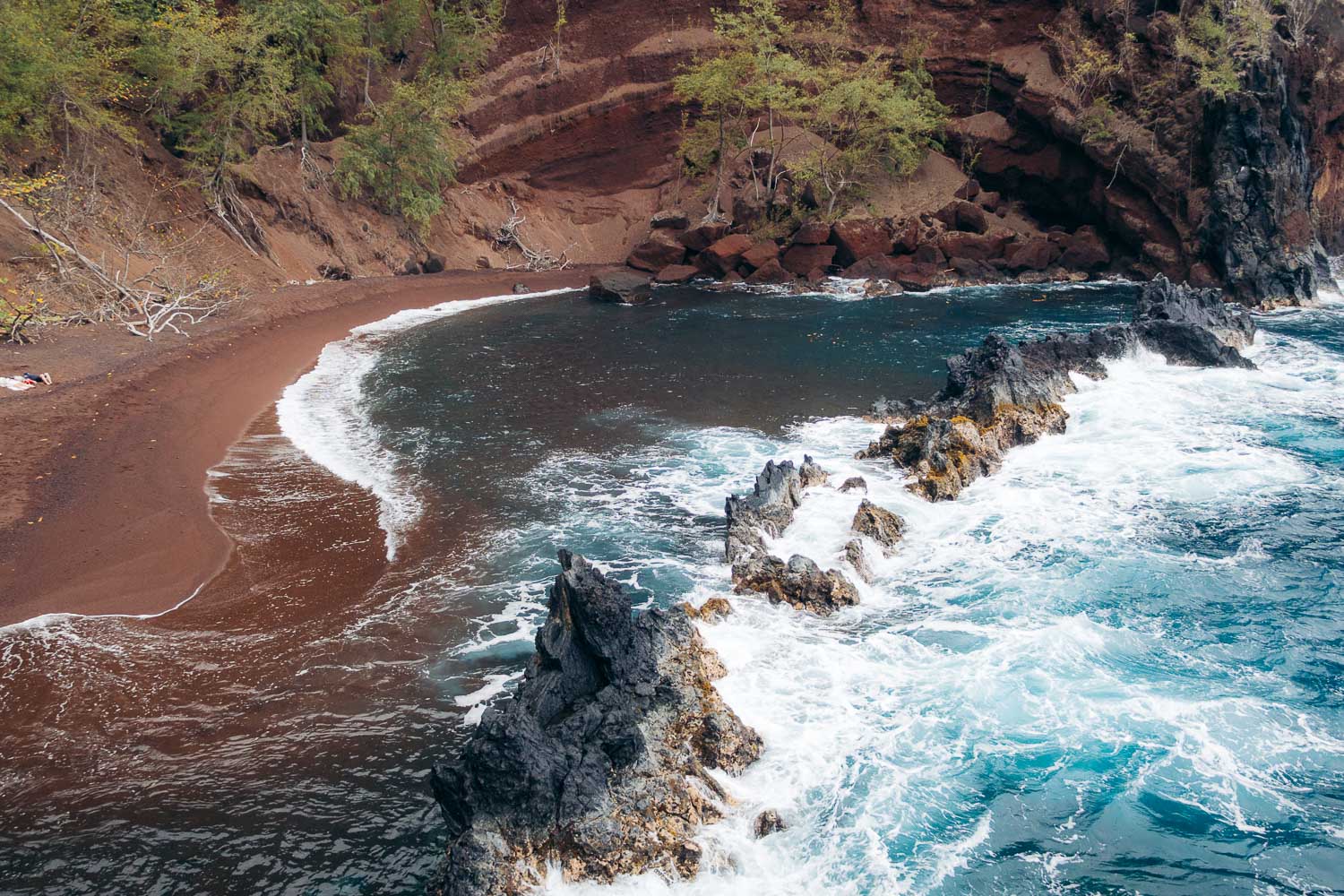 Red Sand Beach | Roads and Destinations